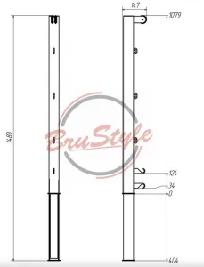 Тенісний стенд Brustyle SG406 - фото 86770