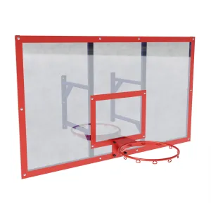 Щит баскетбольний шкільний FIBA (акрил) Brustyle SG410.1 - фото 