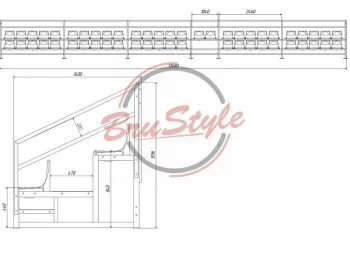 Трибуна (52 місця) Brustyle SG432 - фото 86778
