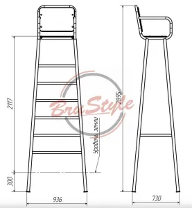 Вишка для судді (волейбол) Brustyle SG433 - фото 86781