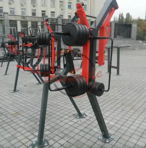 Вуличний тренажер “Жим від грудей стоячи” BruStyle SG601 - фото 86792