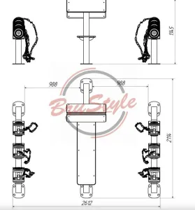 Гантельний ряд: 2*20 кг/2*25 кг/2*30 кг SG611 - фото 86824