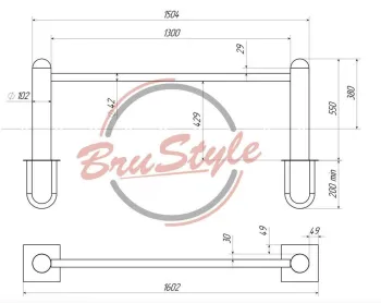 Упор для віджимань Brustyle W102 - фото 86847