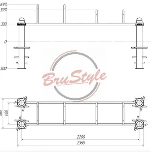 Воркаут Міні бруси Brustyle W107 - фото 86852