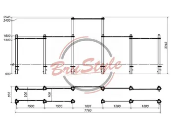 Бруси турнік Brustyle W206 - фото 86874