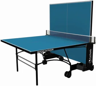 Тенісний стіл Garlando Master Outdoor 4 mm Blue C-373E - фото 87088