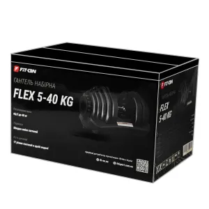 Гантелі набірні Fit-On Flex 5-40кг (2022-0003) - фото 87225