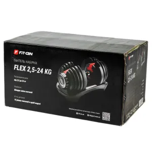 Гантель набірна Fit-On Flex 2.5-24кг (2021-0002) - фото 87242