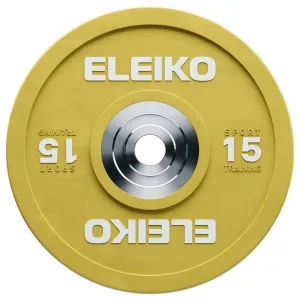 Диск тренувальний Eleiko Sport Training 15 кг 3062910-15 - фото 