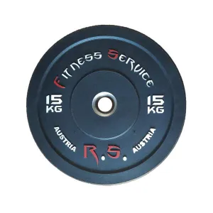 Бамперний диск для кросфіту Fitness Service RCP23-15 кг - фото 
