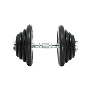 Гантелі набірні Fitnessport DB-02-31 кг (ручка - хром) пара - фото 87670