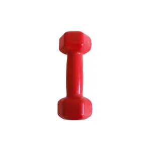 Гантель аеробна вінілова Fitnessport VDD-01-2кг червоний - фото 87677