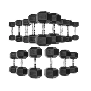 Гексагональний гантельний ряд Generation Fitness FF 51D2C-40/50kg (6 пар) 540 кг - фото 87782