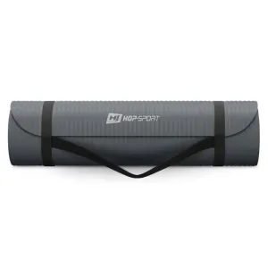 Коврик для йоги Hop-Sport HS-NB010GM NBR 1см графітовий - фото 88281