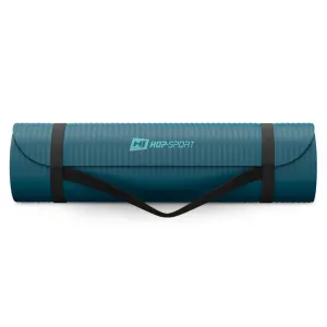Коврик для йоги Hop-Sport HS-NB010GM NBR 1см темний морський - фото 88291