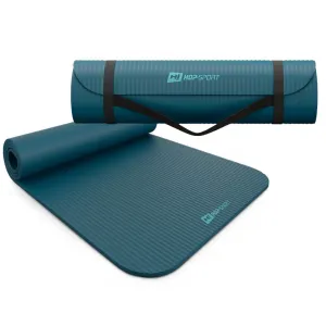 Коврик для йоги Hop-Sport HS-NB010GM NBR 1см темний морський - фото 88294