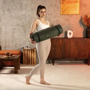 Коврик для йоги Hop-Sport HS-NB015GM NBR 1,5см темно-зелений - фото 88442
