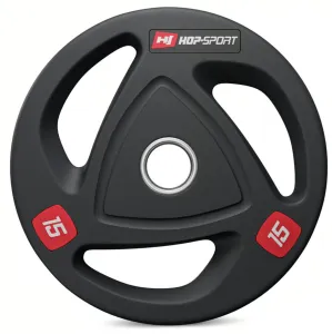 Диск олімпійський Hop-Sport 15кг - фото 88605