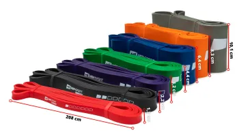Резинка для фітнесу Hop-Sport 7-16 кг HS-L013RR червона - фото 88733