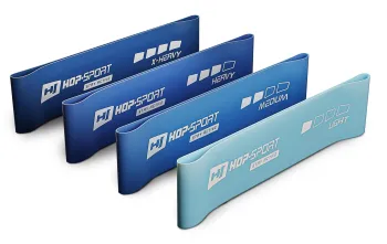 Набір резинок для фітнесу Hop-Sport 600x75мм HS-L675RLB синій - фото 88752