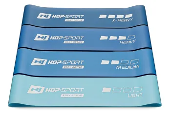 Набір резинок для фітнесу Hop-Sport 600x75мм HS-L675RLB синій - фото 