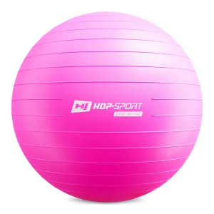 Фітбол Hop-Sport 75см маджента + насос - фото 88780