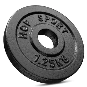 Сет з металевих дисків Hop-Sport Strong 4x1,25 кг - фото 89148