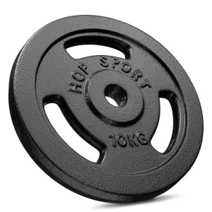 Сет з металевих дисків Hop-Sport Strong 2x10 кг - фото 89151