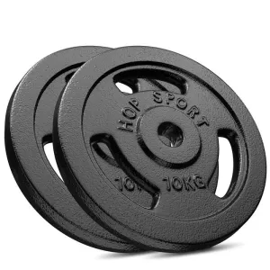 Сет з металевих дисків Hop-Sport Strong 2x10 кг - фото 