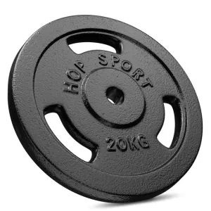 Сет з металевих дисків Hop-Sport Strong 2x20 кг - фото 89153