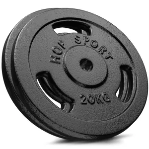 Сет з металевих дисків Hop-Sport Strong 2x20 кг - фото 