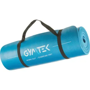 Килимок (мат) для фітнесу та йоги Gymtek NBR 1,5см голубий - фото 89710