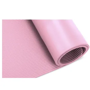 Килимок (мат) для йоги та фітнесу Gymtek NBR 1см рожевий - фото 89736