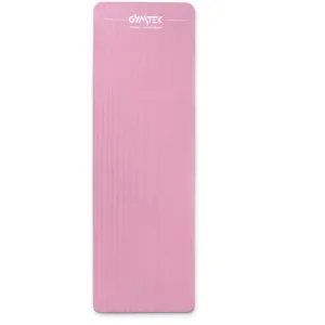 Килимок (мат) для йоги та фітнесу Gymtek NBR 1см рожевий - фото 89739