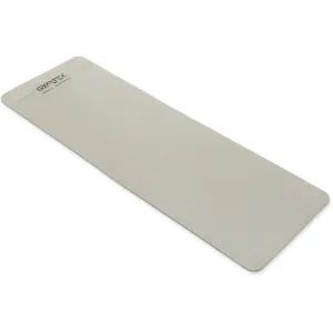 Килимок (мат) для фітнесу та йоги Gymtek Premium TPE 0,6см сіро-чорний - фото 89763