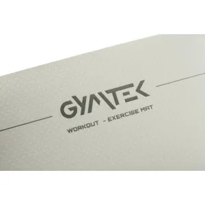 Килимок (мат) для фітнесу та йоги Gymtek Premium TPE 0,6см сіро-чорний - фото 89766