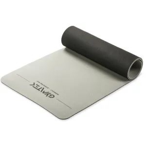 Килимок (мат) для фітнесу та йоги Gymtek Premium TPE 0,6см сіро-чорний - фото 