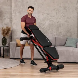 Лавка тренувальна Hop-Sport HS-2090HB із фіксатором для ніг - фото 14
