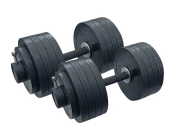 Гантелі обгумовані олімпійські RN-Sport 2 шт по 51 кг - фото 90704