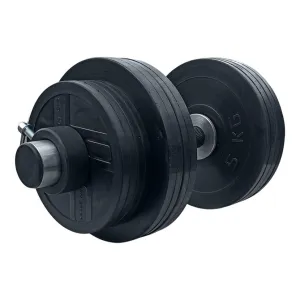 Гантелі обгумована олімпійські RN-Sport на 36 кг (olimp_RNOD_36) - фото 90751