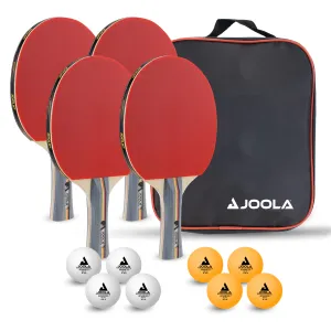 Набір для настільного тенісу Joola Team School 4 Bats 8 Balls - фото 91407