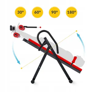 Стіл інверсійний 4FIZJO регульований 4FJ0654 Black/Red - фото 91604
