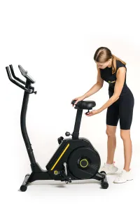 Велотренажер Besport BS-6047 MAYBIKE електромагнітний чорно-жовтий - фото 92426