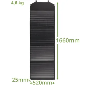 Портативний зарядний пристрій сонячна панель Bresser Mobile Solar Charger 120 Watt USB DC (3810070) - фото 92514
