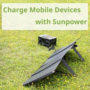 Портативний зарядний пристрій сонячна панель Bresser Mobile Solar Charger 90 Watt USB DC (3810060) - фото 92528