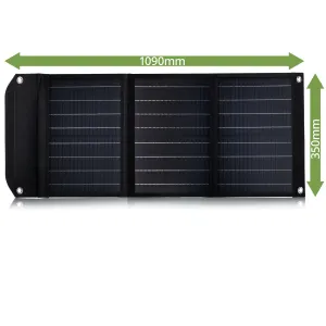 Портативний зарядний пристрій сонячна панель Bresser Mobile Solar Charger 40 Watt USB DC (3810040) - фото 92530