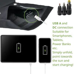 Портативний зарядний пристрій сонячна панель Bresser Mobile Solar Charger 21 Watt USB DC (3810030) - фото 92547