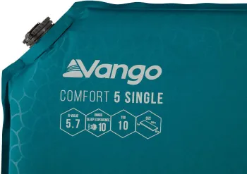 Килимок самонадувний Vango Comfort 5 Single Bondi Blue (SMQCOMFORB36A11) - фото 93044