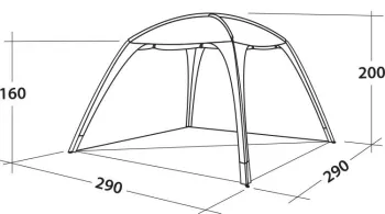 Шатро Easy Camp Day Lounge Granite Grey (120426) - фото 93264