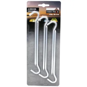 Кілки High Peak Alloy Pin Peg 18 см 6 шт. Silver (42227) - фото 